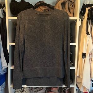 ALO Yoga Gray Long Sleeve Top